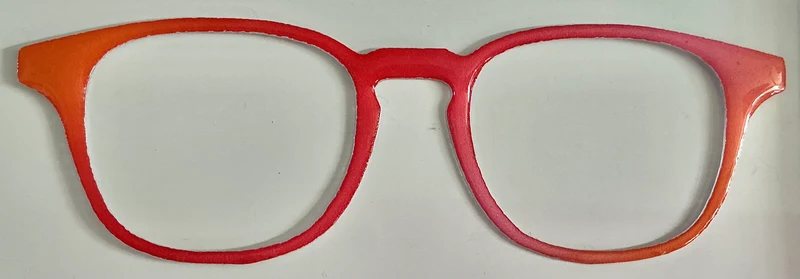 Otis Topper; red/orange