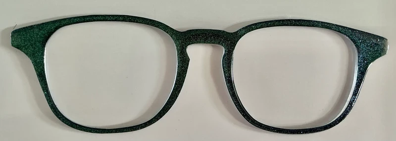 Otis Topper; forest green shimmer