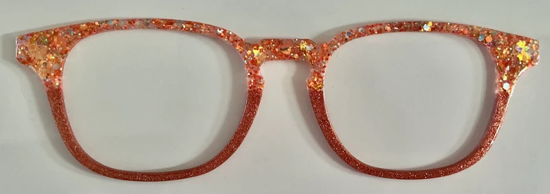 Otis Topper; apricot glitter split