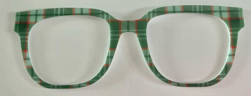 Murphy Topper; green plaid