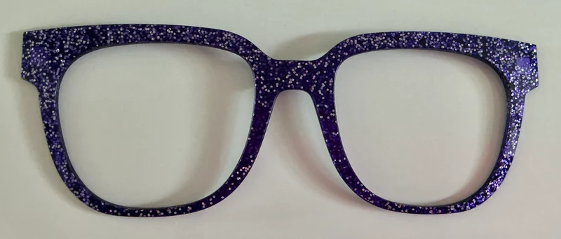 PAIR Murphy Topper; purple sparkle