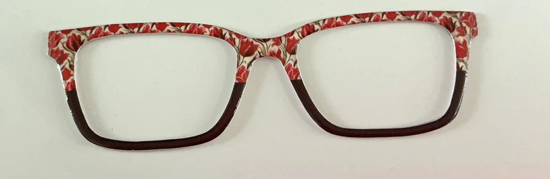 Larkin Topper; tulip/burgundy split