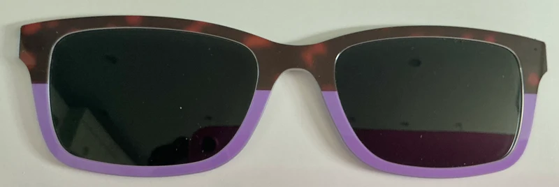 PAIR PREMIUM Otero Topper; Sunny; purple/tort split