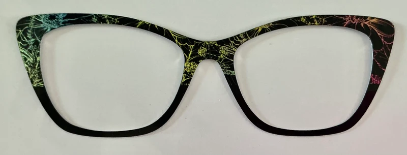 Wanda Topper; metal; electricity/black split