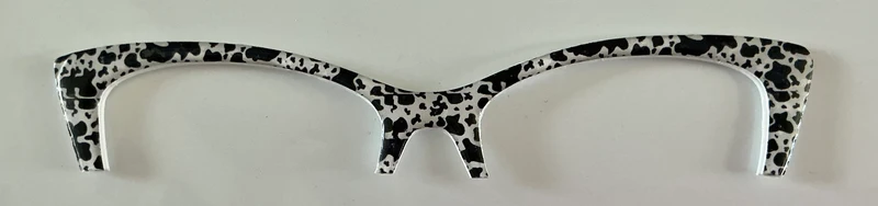Wanda Brow Topper; cow print
