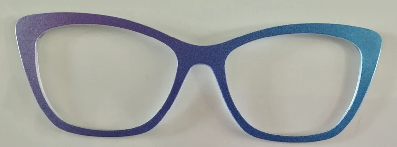 Wanda Topper; blue and purple