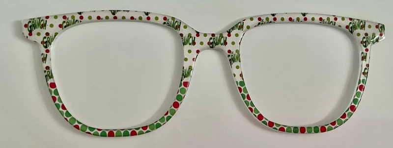 NEW Nola Topper; polka dot Grinch