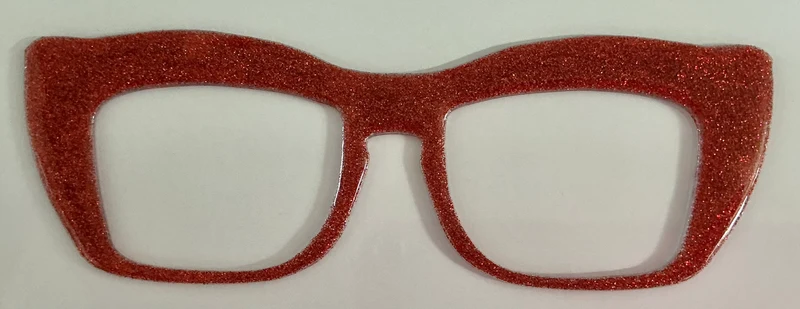 NEW Drew Topper; Creator; orange/red shimmer