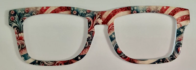 NEW Drew Topper; American Flag Swirls