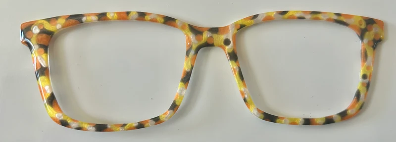 Kirby Topper; yellow/black/gold swirls