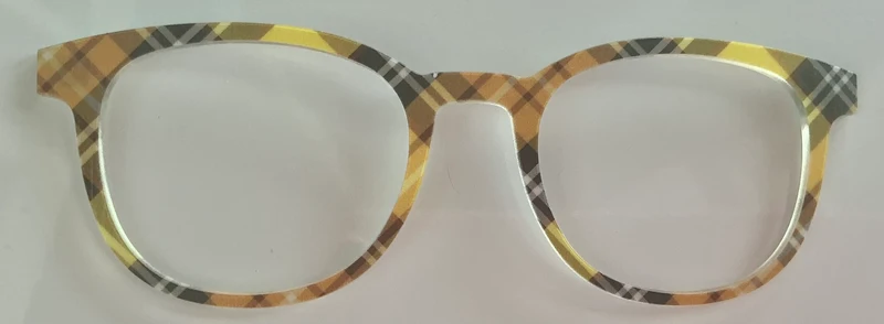 PAIR Reese Topper, yellow and black plaid