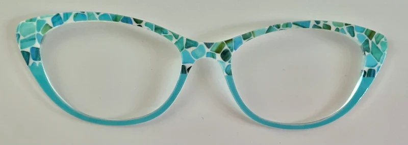 PAIR Ella Topper; light blue stone/split