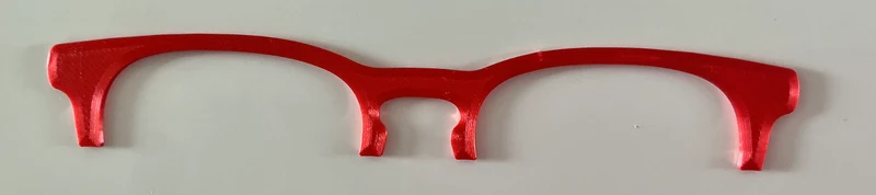 Twain Brow Topper; red