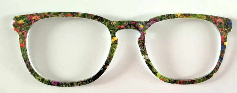 PAIR Twain Topper; spring garden
