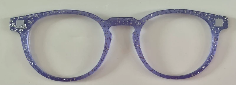 PAIR Soto Topper; purple glitter
