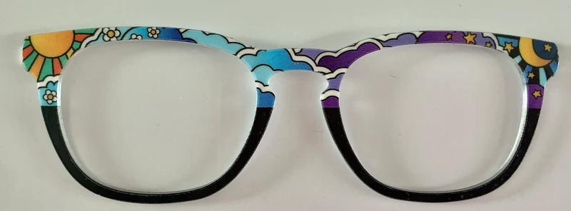 PAIR Twain Topper; sky/black split