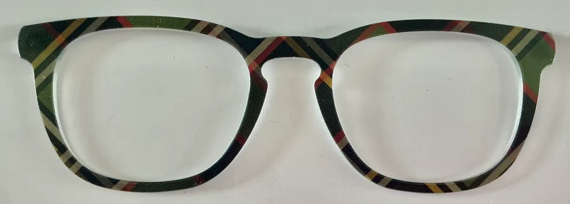 PAIR Twain Topper; dark tone plaid