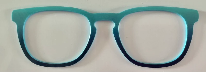PAIR Twain Topper; ocean blue gradient