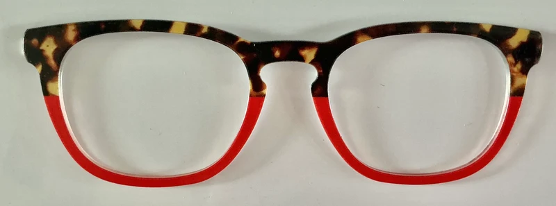 PAIR Twain Topper; tort/red split