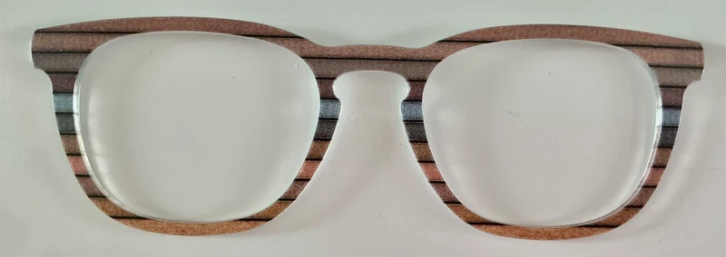 PAIR Twain Topper; multi toned stripe