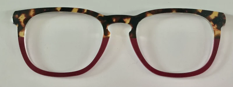 PAIR Twain Topper; tort/plum split