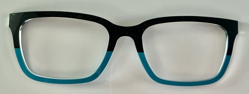 PAIR Larkin Topper; black/blue split
