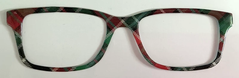 Otero Topper; Christmas Plaid