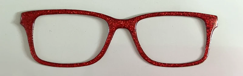 Otero Topper; red shimmer