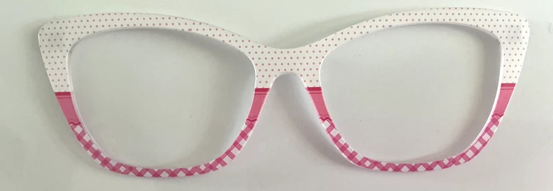 Wanda Topper, pairtoppers, dots on white/ pink and white plaid