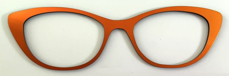 Ella Topper; orange iridescent