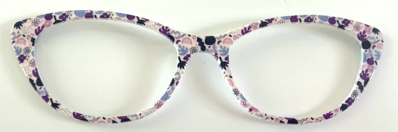 Ella Topper; purple/pink/blue rainbows and flowers etc