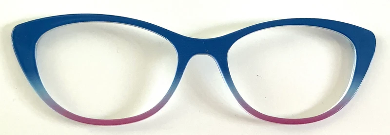 Ella Topper; blue to red gradient