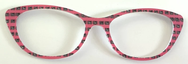 Ella Topper; skull and bones on pink