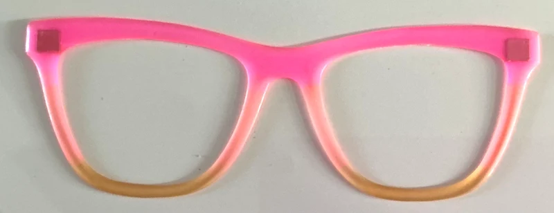 Harper Topper, pink to gold gradient