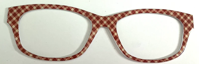 Addison Topper; red and cream plaid