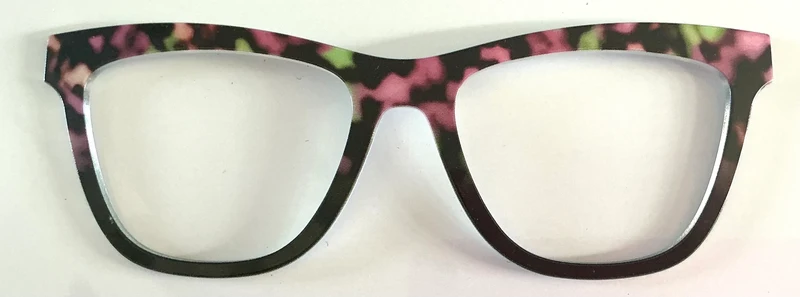 PAIR Brand Harper, lime green and hot pink/black fade