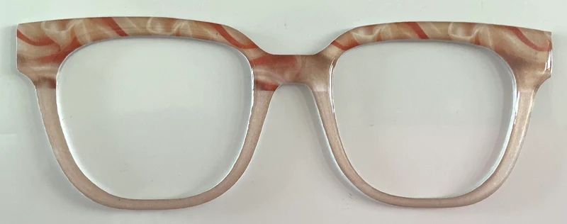 Murphy Topper; orange swirls/light brown split