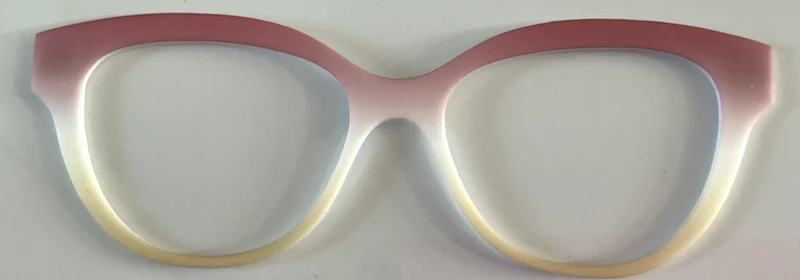 Quinn Topper; pink/white/cream gradient
