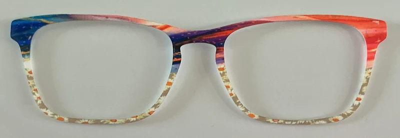 Casper Topper; flowers/ stripes split