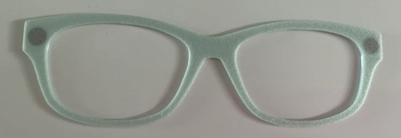 Addison Topper; aqua blank