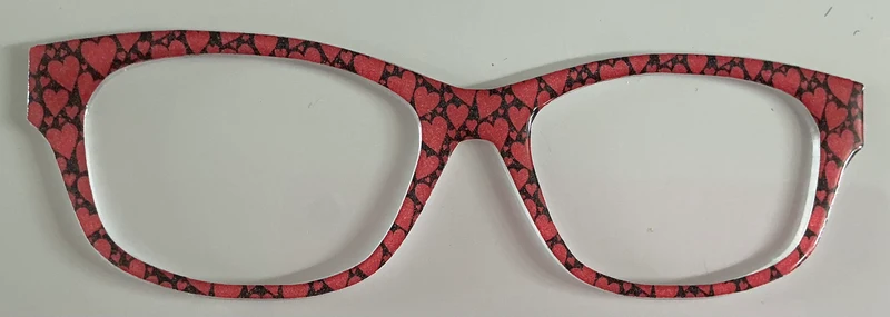 Addison Topper; red hearts
