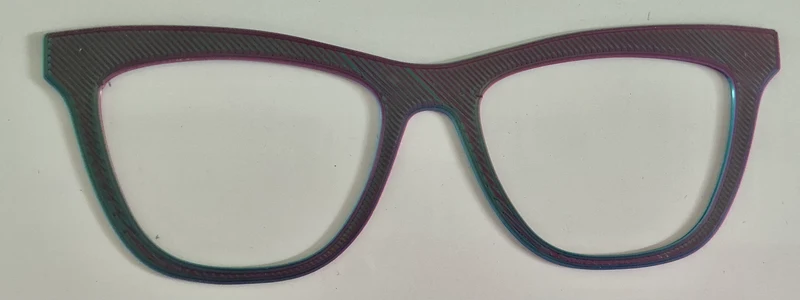 Harper Topper; purple/blue blank