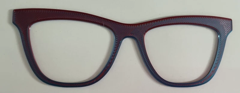 Harper Topper; blue/purple blank