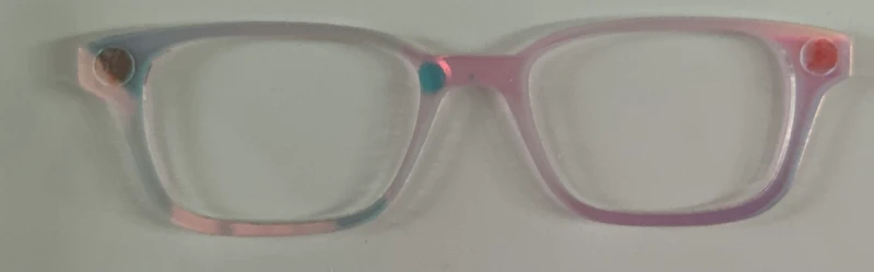 Finley Topper; pink iridescent