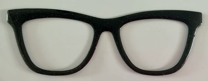 Harper Topper, black shimmer, RESINED