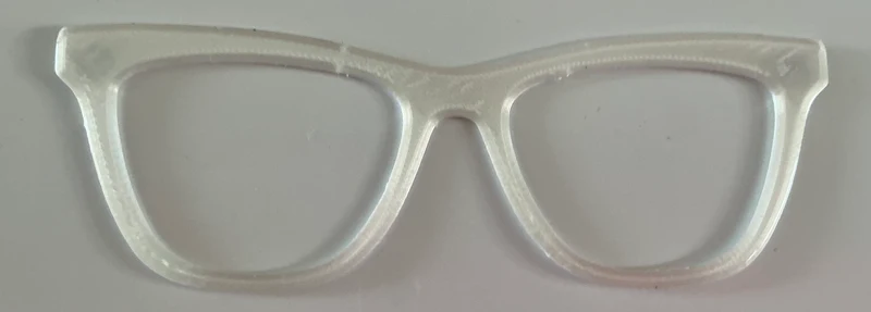 Harper Topper, pearl white, RESINED