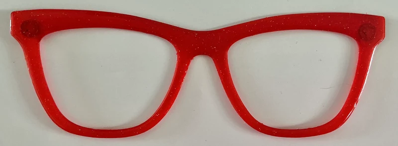Harper Topper, red shimmer, RESINED