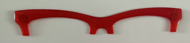 Harper Brow Topper, red shimmer, RESINED