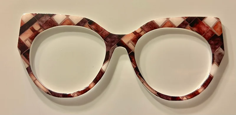 Zuri Topper; Melissa's Magnetic Marvels; brown geometric pattern