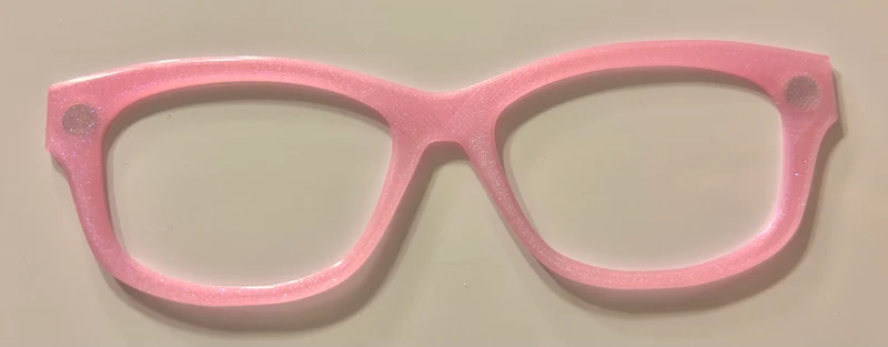 Addison Topper; Holographic Pink Shimmer